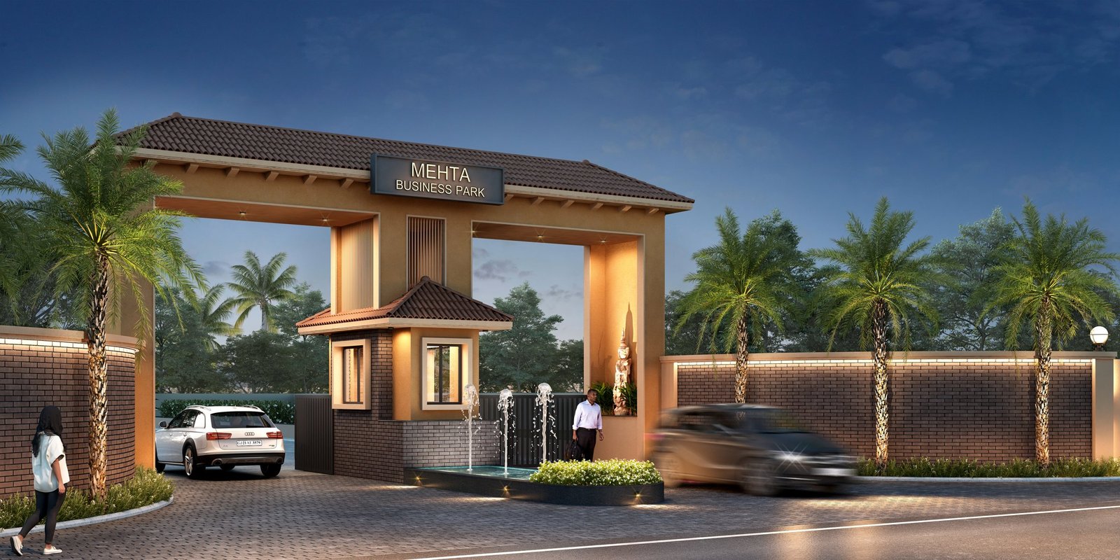 Mehta Square Business Park entrance
